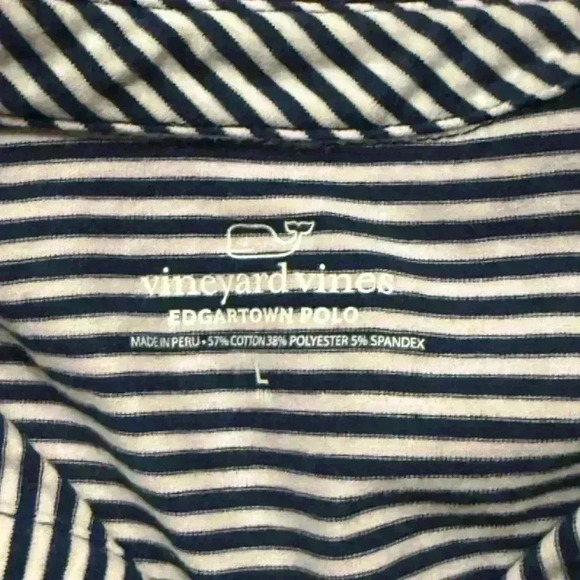 Boys vineyard vines striped polo t-shirt - Picture 3 of 3